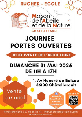 Affiche des portes ouvertes de la MAN le dimanche 31 mai 2026