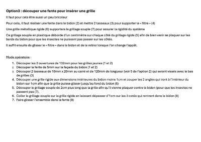 Notice fabrication piège bidon 5l + Néoppi 3 options